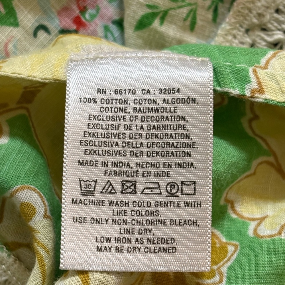 Anthropologie Vanessa Virginia Prateria Boho Baby Doll Swing Top Tunic Sz. 12 - Picture 13 of 13